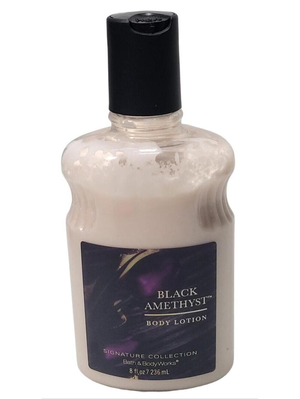Bath & Body Works Signature Collection Black Amethyst Body Lotion 8 oz